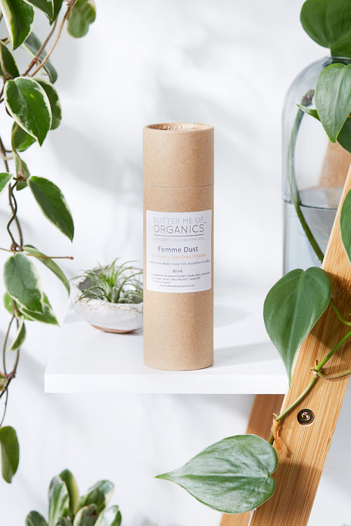 Femme Dust – Organic Talc-Free Powder for No Chafing & Freshening, Cruelty-Free & Natural